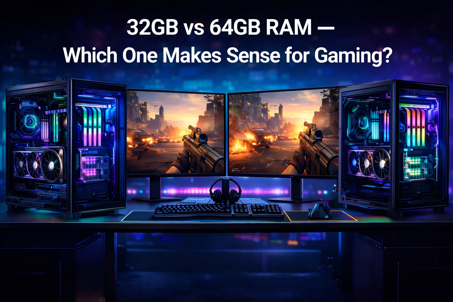 32GB Vs 64GB RAM For Gaming Which One Actually Makes Sense 32gb Vs 64gb Ram For Gaming