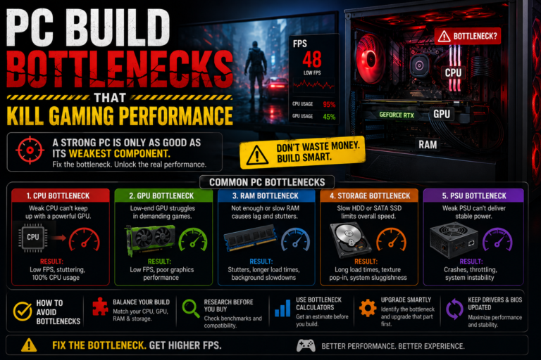 PC Build Bottlenecks That Kill Gaming Performance