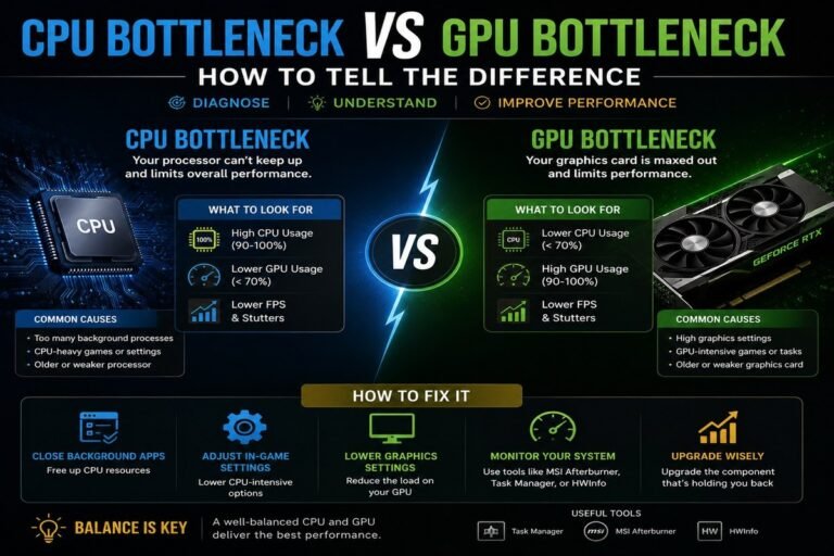 CPU Bottleneck vs GPU Bottleneck