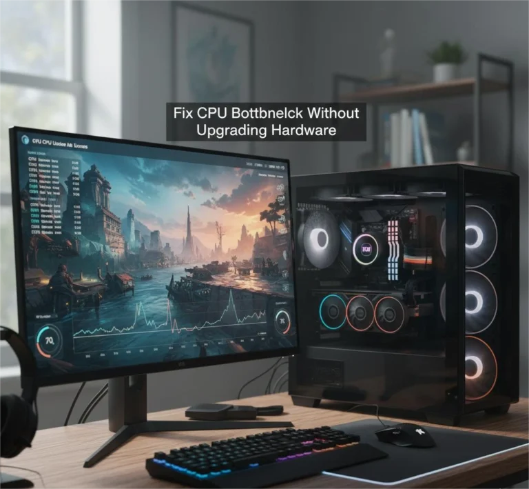How to fix CPU bottleneck without upgrading hardware on a gaming PC