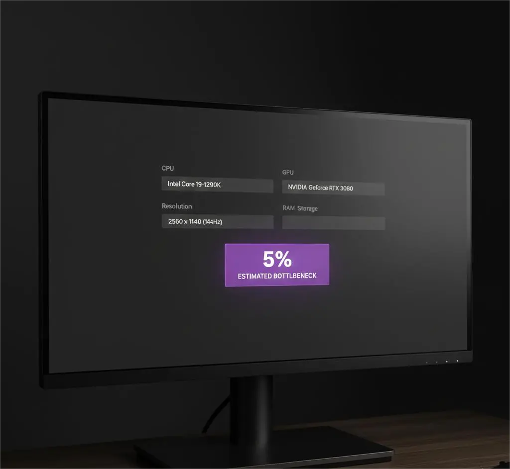 How a PC bottleneck calculator analyzes CPU, GPU, and resolution