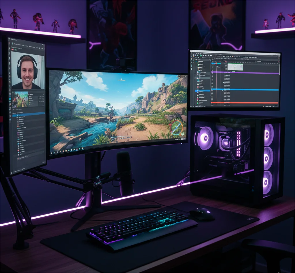 when 64GB RAM makes sense for gaming streaming and multitasking